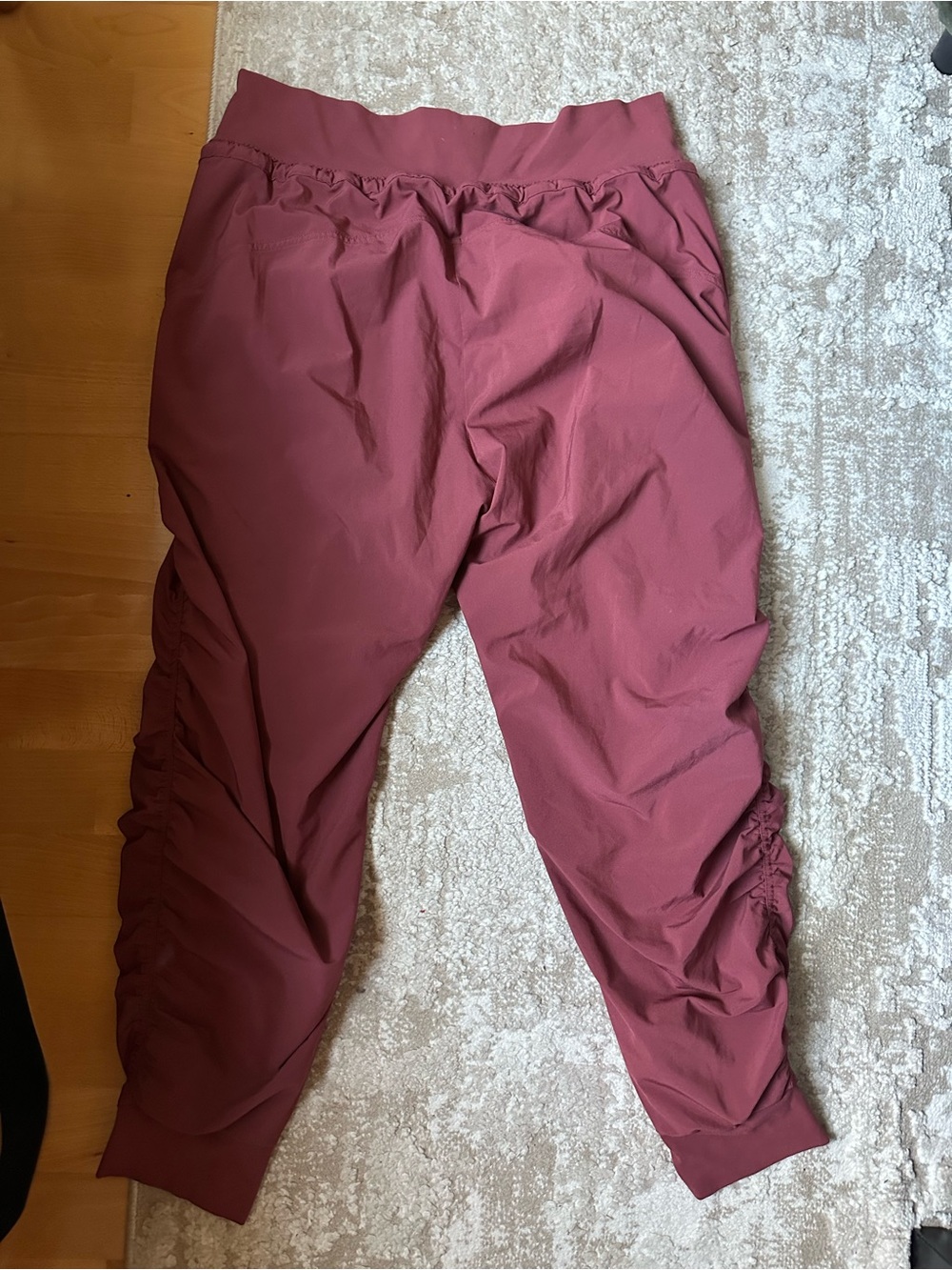 Athleta Drawstring Ruched Lined Joggers - Picture 4 of 4